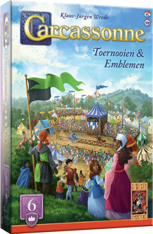 999 Games Carcassonne - Toernooien & Emblemen Uitbreiding (2025)