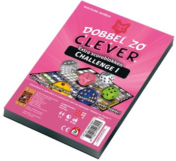 999 Games Dobbel zo Clever Challenge Scoreblok - Dobbelspel - 8+