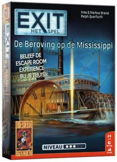 999 Games EXIT - De beroving op de Mississippi - Breinbreker - 10+