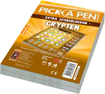 999 Games Pick a Pen Crypten - Scoreblokken