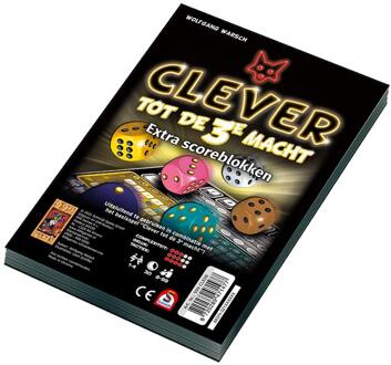 999 Games Scoreblokken Clever tot de 3e macht twee stuks