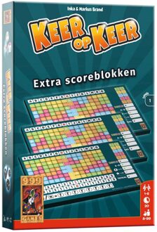 999 Games Scoreblokken Keer Op Keer 2 Papier 3 Stuks