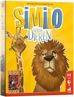 999 Games Similo: wilde dieren - kaartspel