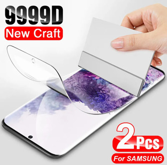 9999D Hydrogel Film Screen Protector For Samsung Galaxy S20 Ultra S10 Plus S10e S9 For Note 9 10 Lite Protective Film Not Glass