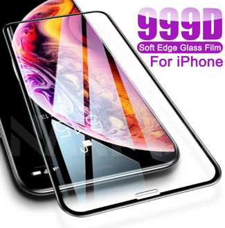 999D Tempered Glass on For iPhone 11 Pro X XR XS Max Screen Protector iPhone 8 7 6 6s Plus SE 2020 Safety Protective Glass Film