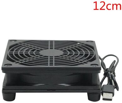 9Cm/12Cm Koelventilator Dc 5V Usb Voeding Stille Ventilator Voor Router Tv Set-top Box