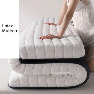 9CM Thick Soft Latex Mattress Imported Latex+Memory Sponge Mattress for Home Bedroom/Student Dormitory Bed 90/120/150/180cm