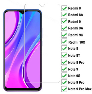 9D 9H Tempered Glass For Xiaomi Redmi 9C 9 9A 8 8A 10X Glas Protective Film On The Redmi Note 8T 9S 8 9 Pro Max Screen Protector
