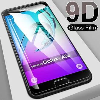 9D Anti-Burst Protective Glass For Samsung Galaxy A3 A5 A7 J3 J5 J7 2017 2016 S7 Safety Tempered Screen Protector Glas Film Case