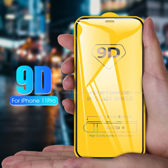 9D Curved Edge Tempered Glass For iPhone 11 Pro MAX X XS XR XS MAX Full Cover Screen Protective Glass For iPhone 6 6S 8 7 Plus