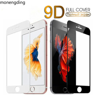 9D Curved Edge Tempered Glass On For iPhone 11 pro X XS Full Cover Screen Protective Glass For iPhone 7 8 Plus 6 6S Plus SE Film