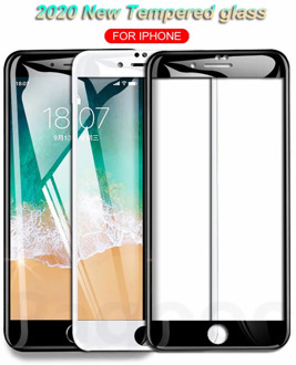 9D Curved Edge Tempered Glass On For iPhone 7 8 6 6S Plus SE Glass Screen Protector on iphone8 iphone7plus iphone8plus Film Case