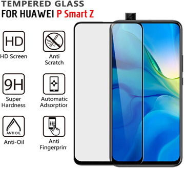 9D full cover for huawei p smart Z pro tempered glass protective film p smart plus 2019 2018 phone screen protector on the glass