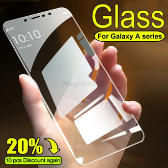 9D Full Cover Protective Glass For Samsung Galaxy A6 A8 Plus A7 A9 2018 A3 A5 A7 2016 2017 Tempered Glas Screen Protector Film