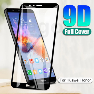 9D Full Tempered Glass on For Huawei Honor 7X 7S 7A 7C Pro 8X 8A 8C 8S 9X 9A 9S 10i 20i Screen Protector Protective Glass Film