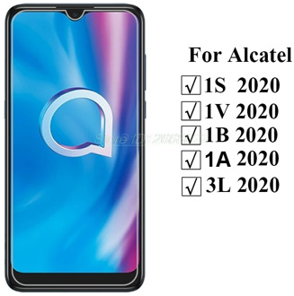 9D Tempered Glass For Alcatel 1A 1V 1B 1S 3L 2020 Screen Protector Mobile Phone Film For Alcatel 1S 2020 6.22" Glass Protector