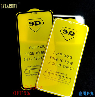 9D tempered glass for iphone XR Xs 11 Pro MAX glass on the for iphone 7 6 X 6s 8 plus protective glass on for iPhone x 8 7 6 6s