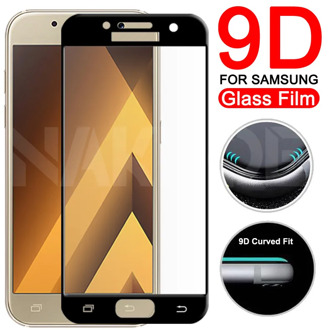 9D Tempered Glass For Samsung Galaxy A3 A5 A7 2016 2017 Glass J3 J5 J7 2016 2017 S7 Screen Protector Protective Glass Film Case
