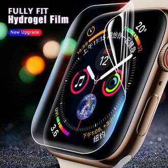 9D Volledige Gebogen Zachte Film Voor Apple Horloge 44 40 38 42 Mm Screen Protector Op Ik Horloge Band Strap 6 Serie Beschermende Hydrogel Film Hydrogel film / 42MM