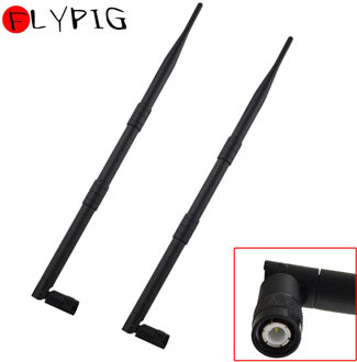 9dBi Antenne TNC MALE Hi Gain 2.4G WiFi Draadloze Router Punt Netwerkkaart 39.5 CM Lengte RP-TNC 2 stks/set