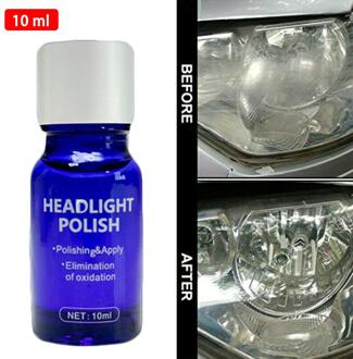 9H Auto Hardheid Koplamp Lens Restaurateur Reparatie Vloeistof Polish Cleaner Set Polijsten Reparatie Coating Agent Set 10ml