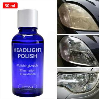 9H Auto Hardheid Koplamp Lens Restaurateur Reparatie Vloeistof Polish Cleaner Set Polijsten Reparatie Coating Agent Set 30ml