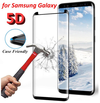 9H Curved Edge 5D Tempered Screen Glass Protector for Samsung Galaxy S8 /S8 Plus /S9 /S9 Plus/ Note8/ Note9 /Note10 Protectors