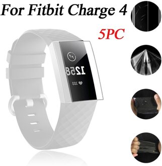 9H Explosieveilige Tpu Hd Full Cover Screen Protector Film Voor Fitbit Lading 4 Cover Screen Protector Film