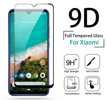 9H Full Cover Tempered Glass for Xiaomi Poco X3 F2 Pro Mi A3 A2 Lite Screen Protector Redmi K30 Ultra 9C Note 9 9S 9 Pro 8 T Pro
