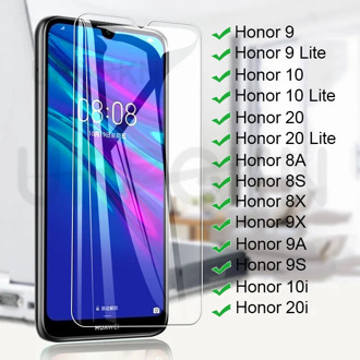 9H Full Screen Protective Glass on the For Huawei Honor 9 10 20 Lite 10i 20i 8X 8A 8C 8S 9X 9A 9S 9C Tempered Glass Safety Film