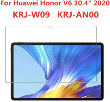 9H Gehard Glas Voor Huawei Honor V6 10.4 KRJ-W09 AN00 Screen Protector X6 9.7 Inch AGR-W09HN AL09HN Clear beschermende Film Honor V6 10.4 2020