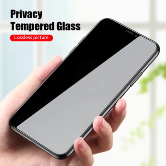 9H Glare Peeping Anti Spy Protective Glass on the For iPhone 7 X XR XS 11 Pro Max screen protector For iPhone 7 8 6 6S Plus