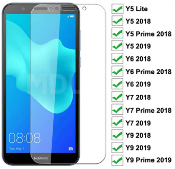 9H Tempered Glass For Huawei Huawei Y5 Lite Y5 Y6 Y7 Prime 2018 2019 Screen Protector Huawei Y9 2018 Prime 2019 Protective Glass