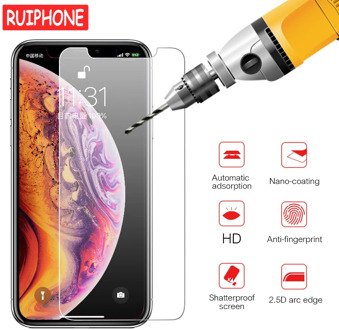 9H Tempered Glass For iPhone XS Max XR X 11 Pro Max Protection Screen Protector Guard Film For iPhone 6 6s 7 8 plus 5 5S SE Case