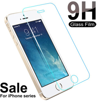 9H Tempered Glass For On iPhone 5 5S 5C SE 4S 6 6S 7 8 Plus Screen Protector For iPhone XS 11 Pro Max X XR Protective Glass Film