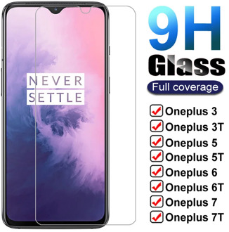 9H Tempered Glass For Oneplus 7 7T 6T 5T 6 5 3T 3 1+7 1+6 Screen Protector One Plus 7 Oneplus7 6 T 7T Protective Glass Film Case
