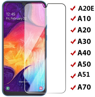 9H Tempered Glass For Samsung Galaxy A10 A20 A20E A30 A40 A50 A51 A60 A70 A71 A80 A90 Glass Screen Protector