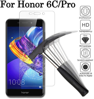 9H Tempered Glass On Honor 6C Pro Protective Glass For Huawei Honor 6A 6X 6 CPro Screen Protector Hwawei Honer 6 C C6 Armor Film