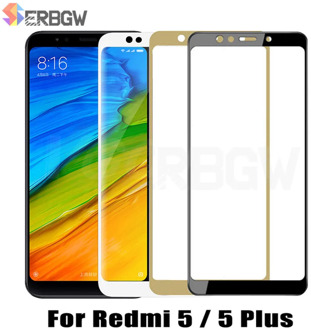 9H Tempered Protective Glass For Xiaomi Redmi 5 5Plus Full cover Screen Protector For Redmi5 Plus Redmi5Plus safety Glass Film