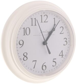 9Inch Wandklok Slaapkamer Woonkamer Quartz Horloge Digitale Klok Geel Plastic wit
