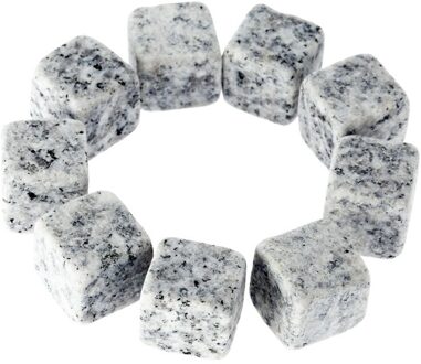 9Pcs 100% Natuurlijke Whisky Stenen Nippen Ijsblokje Whisky Steen Whisky Rock Koeler Huwelijkscadeau Gunst Kerst Bar 03