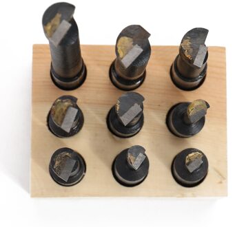 9Pcs 12Mm Schacht Kotterbaar Hardmetalen Boorkop Top Draaibank Draaien Metalen Gereedschap Gat Frezen Boring Hoofd tool Machine
