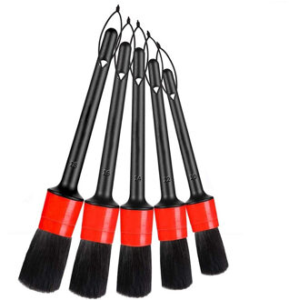 9Pcs Auto Detaillering Borstel Voor Wassen Auto Interieur Schoonmaken Wiel Spacerims Dashboard Ontluchter Bekleding Detaillering Tool