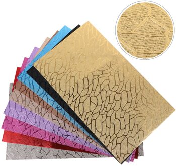 9Pcs Faux Leather Vellen Diy Lederen Lakens Oorbellen Maken Sheet Naaien Vel