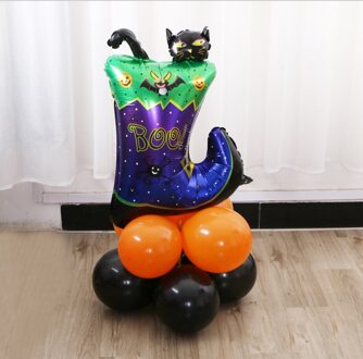 9Pcs Halloween Ballon Partij Decoratie Grote Opblaasbare Cartoon Folie Ballon Halloween Grote Speelgoed Ballon Folie Kinderen Kids 3