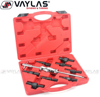 9Pcs Inner Bearing Puller Tool Set Inner Hole Sliding Hammer Puller Hub Bearing Removal Tool
