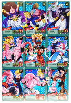 9pcs/set Majin Buu Dragon Ball Z Heroes Battle Card Ultra Instinct Game Collection Cards