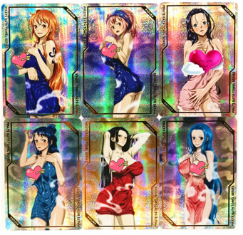 9pcs/set ONE PIECE Nami Robin Hancock Nude Toys Hobbies Hobby Collectibles Game Collection Anime Cards