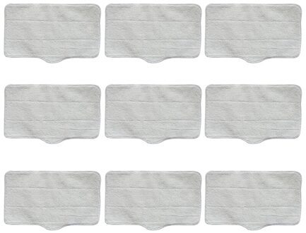 9Pcs Voor Deerma ZQ600 ZQ610 Handheld Stoom Stofzuiger Schoonmaken Mop Vervanging Accessoire Mop Schoonmaakdoekje