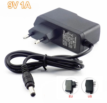 9V 1A AC DC Adapter Converter 5.5x2.5mm Switch Power 100V-240V Power Supply US EU Plug Charger for CCTV LED Strip Light H10